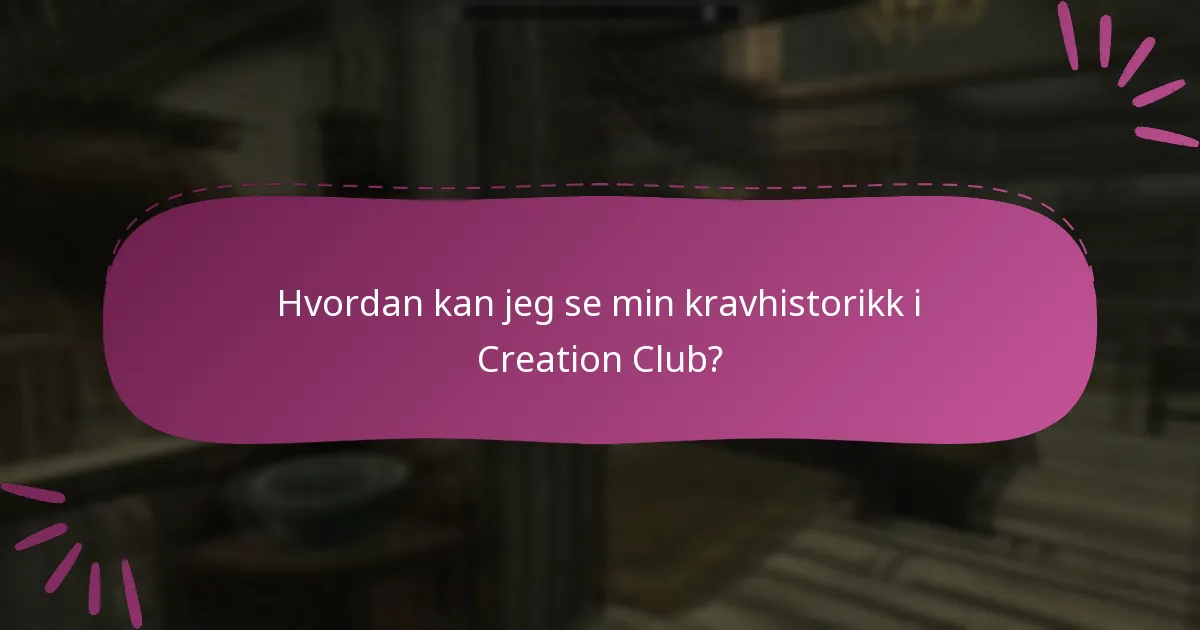 Hvordan kan jeg administrere kredittbalansen min i Creation Club?